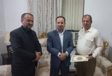 مدیرکل بنیاد گلستان با دو تن از جانبازان شهرستان آزادشهر دیدار کرد