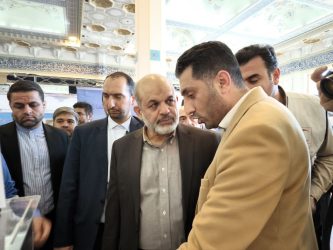 بازدید وزیر کشور از غرفه دستاوردهای پژوهشی ارتباط با جامعه و صنعت دانشگاه گلستان