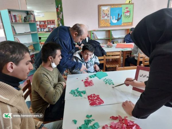 مرکز فرهنگی‌هنری مینودشت میزبان فراگیران مدرسه استثنایی