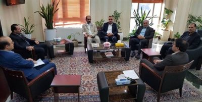 برگزاری جلسه مدیر حج و زیارت گلستان با ریاست اداره امور شعب بانک ملی استان
