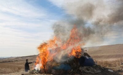 ۲.۶ تن انواع مواد مخدر در استان گلستان امحا شد