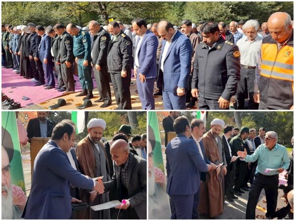 تحویل ۲۰ فقره سندمالکیت املاک روستایی در نماز جمعه شهر دلند