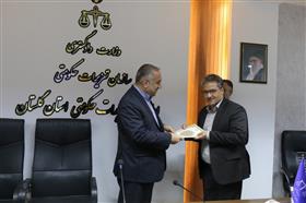تقدیر رئیس کل دادگستری استان گلستان از مدیر کل ثبت اسناد و املاک استان گلستان