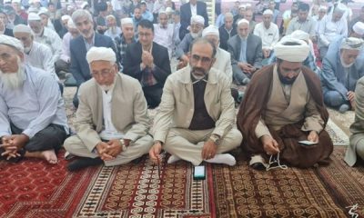 سخنرانی پیش از خطبه های نماز جمعه اهل سنت توسط نماینده بعثه مقام معظم رهبری در حج و زیارت استان گلستان