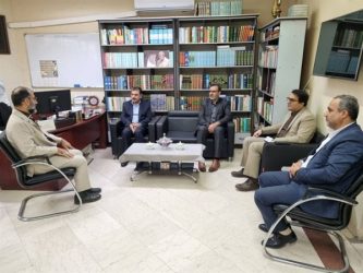 برگزاری جلسه مدیر حج و زیارت گلستان با رئیس اداره امور شعب بانک های ملی استان