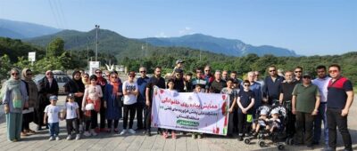 برگزاری همایش پیاده روی خانوادگی کارکنان شرکت ملی پخش فراورده های نفتی منطقه گلستان