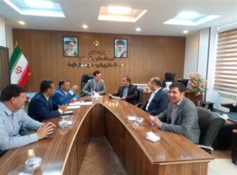 دیدار سرپرست شرکت آب و فاضلاب استان گلستان با فرماندار شهرستان مراوه تپه