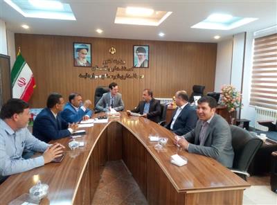 دیدار سرپرست شرکت آب و فاضلاب استان گلستان با فرماندار شهرستان مراوه تپه