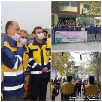 مانور تعمیرات و بازسازی شبکه های توزیع برق گلستان همزمان با سراسر کشور برگزار شد.