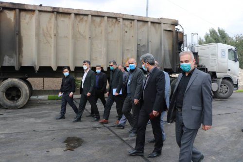 بازدید کمیسیون خدمات شهری شورای شهر گرگان از واحد موتوری، سکوی حمل پسماند و واحد پیشگیری تخلفات شهری