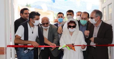 آیین افتتاح مدرسه خیّرساز در شهرستان مینودشت