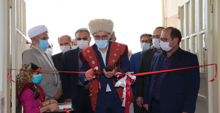 آیین افتتاح مدرسه خیّرساز بانک اقتصاد نوین در شهرستان آق قلا