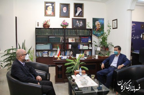 دیدار شهردار گرگان با فرماندار مرکز استان