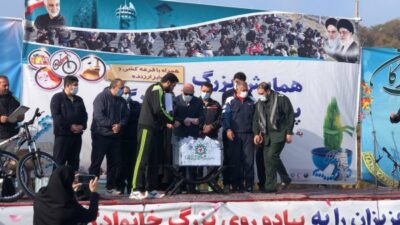 همایش بزرگ پیاده روی خانوادگی با حمایت شهرداری گرگان برگزار شد