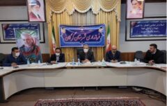 نشست سرپرست فرمانداری گرگان با شهردار و اعضای شورای اسلامی شهر گرگان