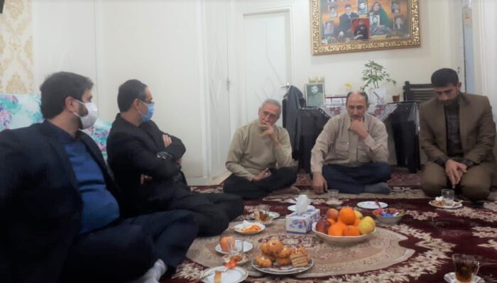 دیدار و تجلیل مدیران پارک علم و فناوری گلستان از خانواده شهید والامقام «عسکر باقری»