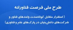 امکان استقرار متقابل کوتاه‌مدت واحدهای فناور و شرکت‌های دانش‌بنیان در پارک‌های علم و فناوری فراهم شد