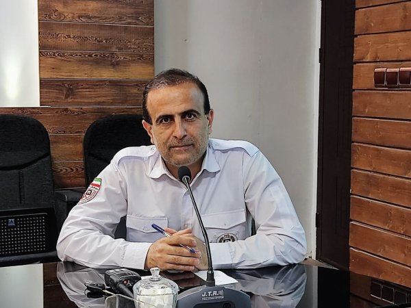 امدادرسانی آتشنشانی شهرداری گرگان در حادثه سقوط کارگر