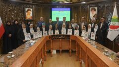 تجلیل از دانش آموزان محجبه در شورای شهر گرگان
