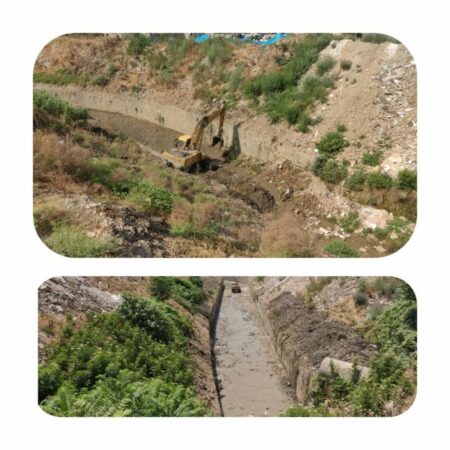 اتمام عملیات پاکسازی و لایروبی رودخانه در سطح منطقه یک گرگان
