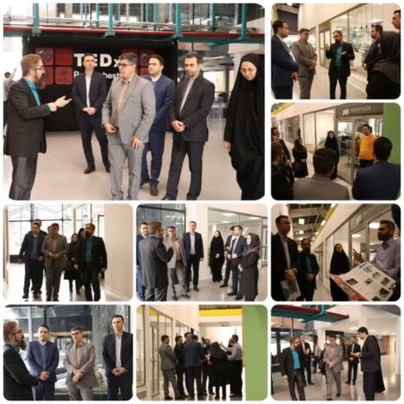 بازدید رئیس سازمان فرهنگی، اجتماعی و ورزشی شهرداری گرگان ازکارخانه نوآوری مشهد