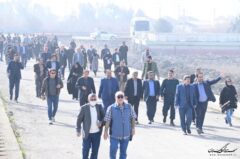 اردوی یک روزه «راهیان پیشرفت» به محل پروژه لایروبی خلیج گرگان