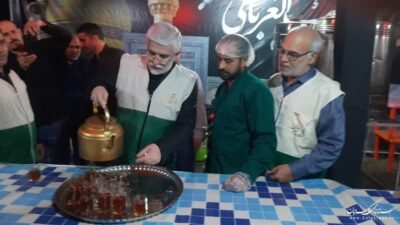 حضور استاندار گلستان در خیابان اربعین گرگان