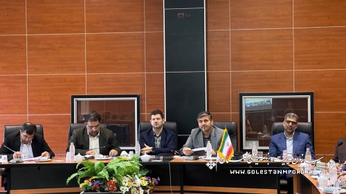 حضور رئیس سازمان مدیریت و برنامه ریزی گلستان در سیزدهمین جلسه شورای عالی مسکن کشور با حضور ویدئو کنفرانسی رئیس محترم جمهور