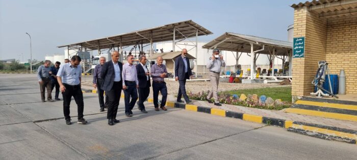 بازدید اعضا هیات مدیره شرکت ملی پخش فرآورده‌های نفتی ایران از پروژه توسعه و تکمیل انبار نفت گرگان