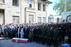 تشییع پیکر مادر شهیدان بهمنی نژاد در گرگان