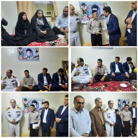 دیدار مدیران بیمه دی استان و کشوری و مدیران کل ادارات از خانواده شهید شاهرضا مصدق در محله ولاغوز کردکوی