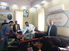 کارکنان شرکت ملی پخش فراورده‌های نفتی منطقه گلستان خون اهدا کردند