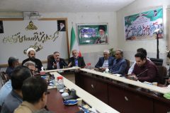 مراسم گرامیداشت حماسه فتح خرمشهر و بزرگداشت مقام شهدای خدمت (رئیس جمهور و هئیت همراه) در شرکت نفت گلستان برگزار شد