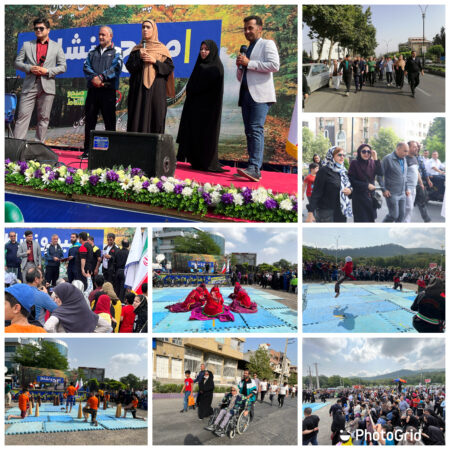 همایش بزرگ‌ پیاده روی خانوادگی ایرانیان در گلستان