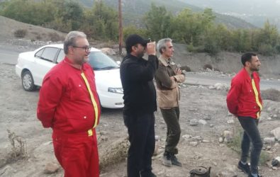 بازدید میدانی فرماندار علی آبادکتول از مهار آتش سوزی در ارتفاعات حاجی لنگ از توابع بخش کمالان