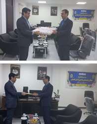 دیدارمدیرعامل شرکت شهرکهای صنعتی گلستان با فرمانده پلیس امنیت اقتصادی به مناسبت هفته نیروی انتظامی