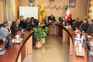 چهارمین جلسه شورای پایگاه بسیج شهید گرزین گاز گلستان با هدف برگزاری برنامه های هفته بسیج برگزار شد
