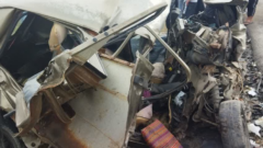 تصادف سه خودروی سواری در آق قلا