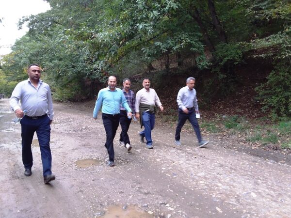 پیاده روی کارکنان گاز گلستان در پارک جنگلی النگدره