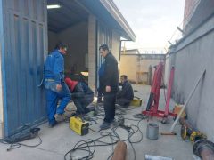 نصب بای پاس ایستگاه ۵ هزار متری مکعبی خواجه نفس گمیشان