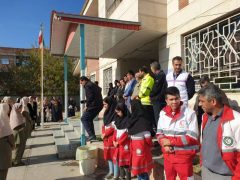 شرکت فعال تیم امدادی اداره گاز اق قلا در مانور شهرستانی وقوع زلزله