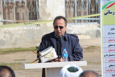 پروژه ساختمان اداره گاز شهر انبار آلوم استان گلستان کلنگ زنی شد