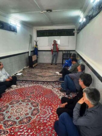 برگزاری کارگاه اموزش امداد و نجات و کمک های اولیه در اداره گاز علی آباد کتول