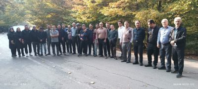 برنامه پیاده روی کارکنان شرکت گاز استان گلستان به مناسبت هفته بسیج