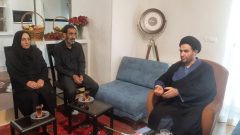 دیدار مدیران و اعضای شورای پایگاه بسیج شرکت گاز گلستان با خانواده محترم شهید والامقام رحمت‌الله گرزین (شهید منتسب به گاز گلستان)