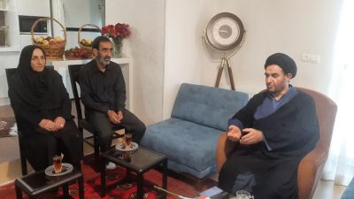 دیدار مدیران و اعضای شورای پایگاه بسیج شرکت گاز گلستان با خانواده محترم شهید والامقام رحمت‌الله گرزین (شهید منتسب به گاز گلستان)