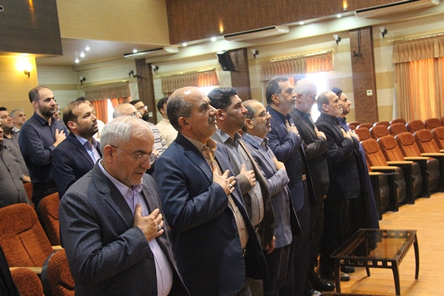 تجدید میثاقی دیگر با شهدای دفاع مقدس در شرکت گاز استان گلستان