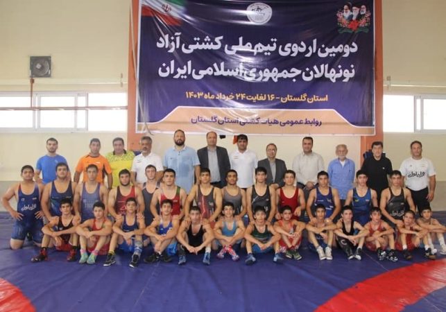 دیدارمدیر عامل شرکت گاز استان گلستان از روند تمرینات دومین اردوی تیم ملی کشتی آزاد نونهالان کشور