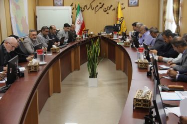 برگزاری جلسه کمیته وصول مطالبات در شرکت گاز استان گلستان