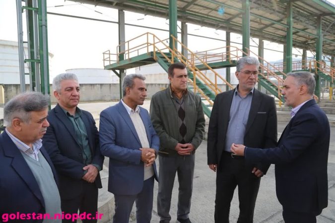 نائب رییس کمیسیون انرژی مجلس شورای اسلامی از طرح توسعه انبار نفت گرگان بازدید کرد